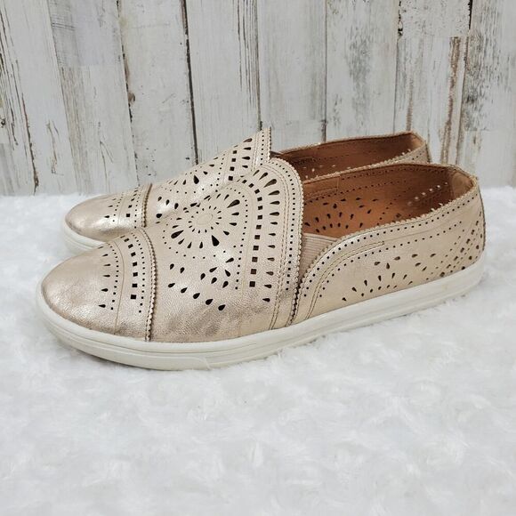 American Rag Ashanne Slip On Flats Metallic Size 9.5 - Picture 2 of 9